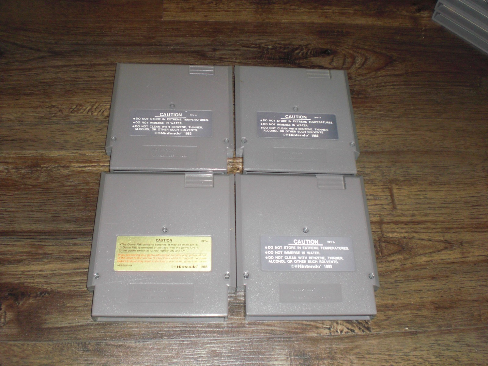 4x NES Teenage Mutant Ninja Turtles TMNT 1 Arcade Baseball Stars Swords Nintendo