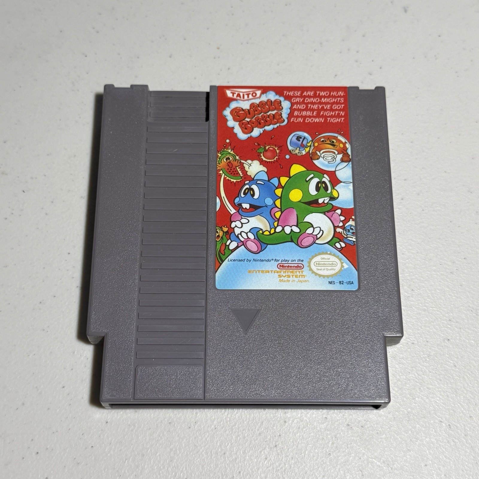 Bubble Bobble (Nintendo Entertainment System, 1985) NES Authentic