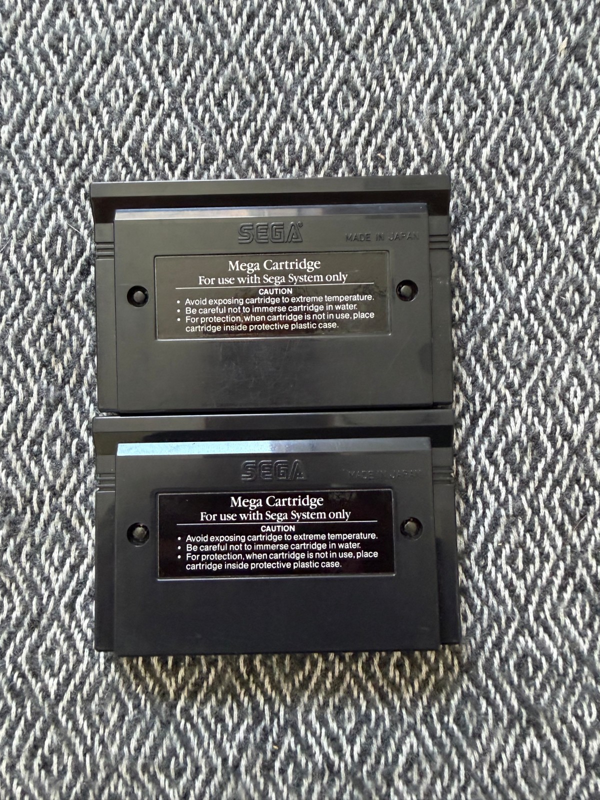 Master System SONIC THE HEDGEHOG x2 CARTS Games 1 + 2 PAL *Works in US*