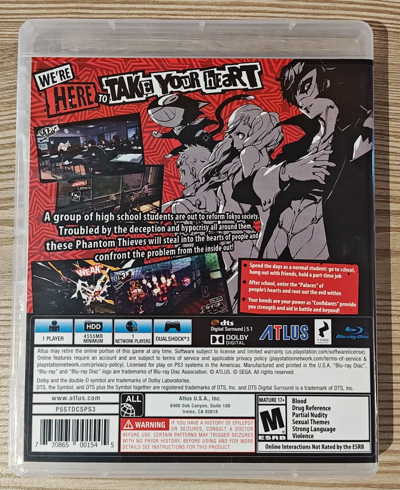 Persona 5 – Sony PlayStation 3