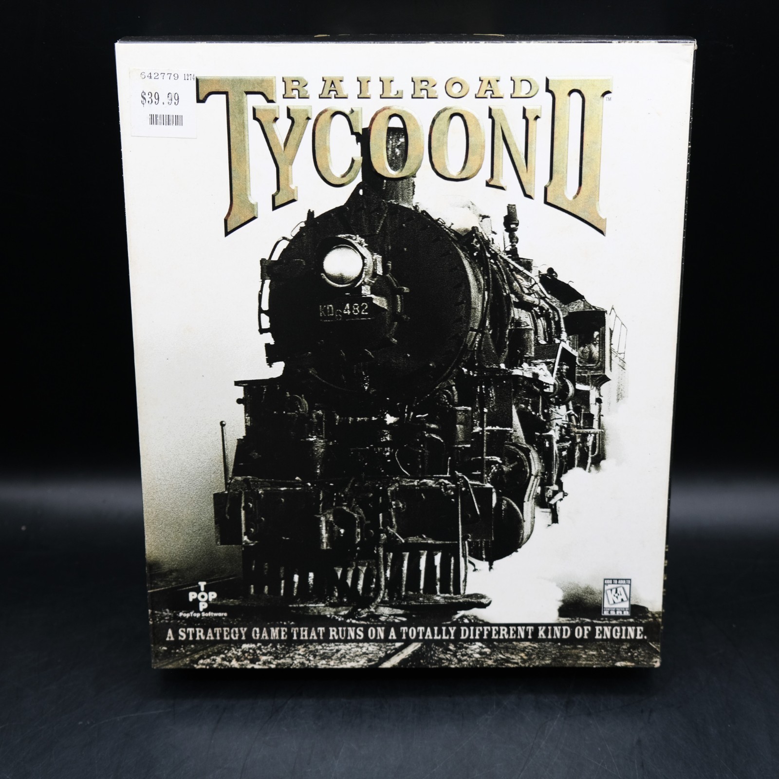 NEW Railroad Tycoon II, 1999 PC Big Box, Factory Sealed Windows 95 98 CD-Rom