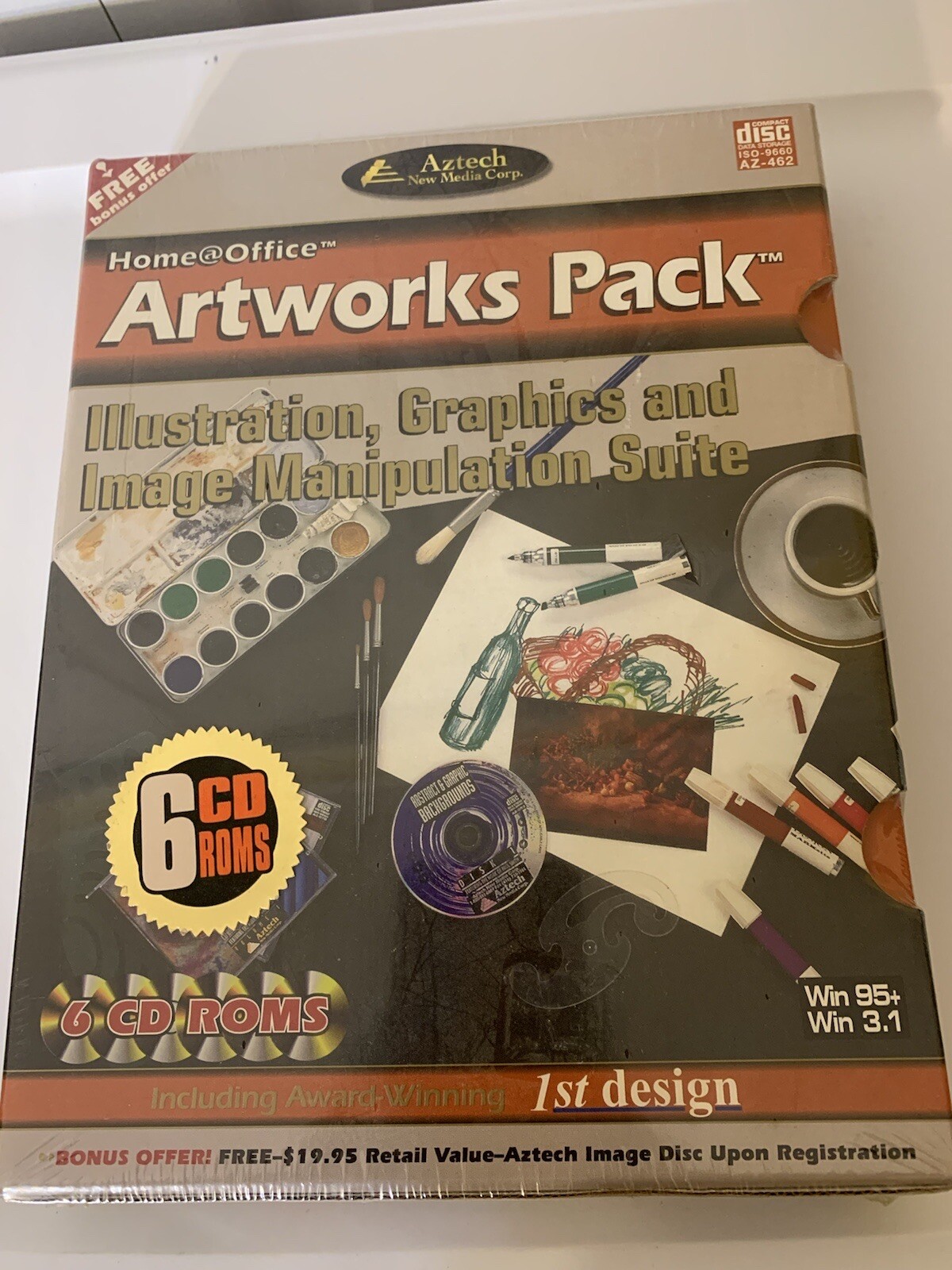 New Aztech Artworks Pack Illustration Graphics And Image Manipulation Suite 6 CD