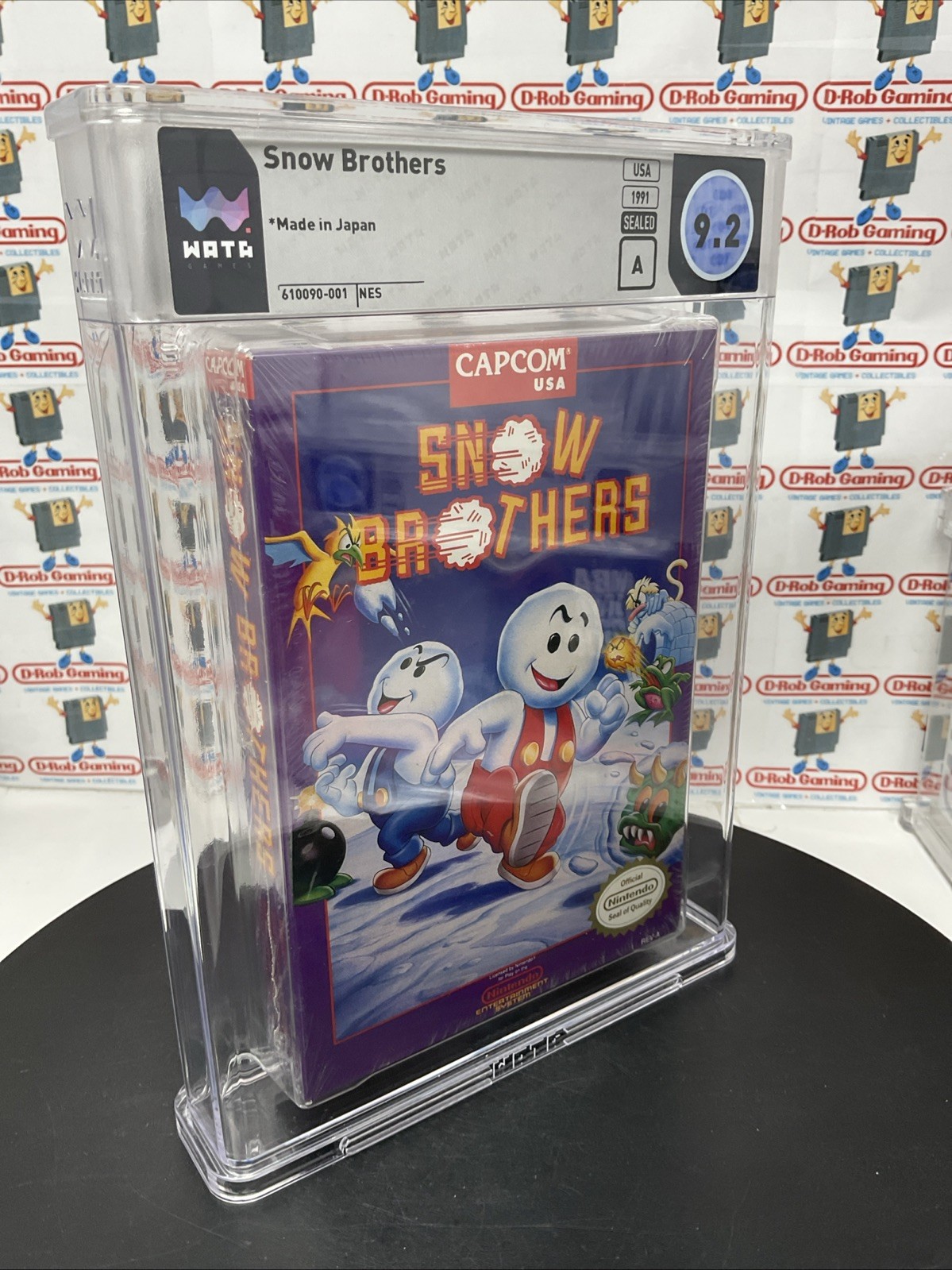 Snow Brothers Bros Sealed VGA WATA Nintendo NES HIGHEST Pop 2 💥 Capcom Mega Man