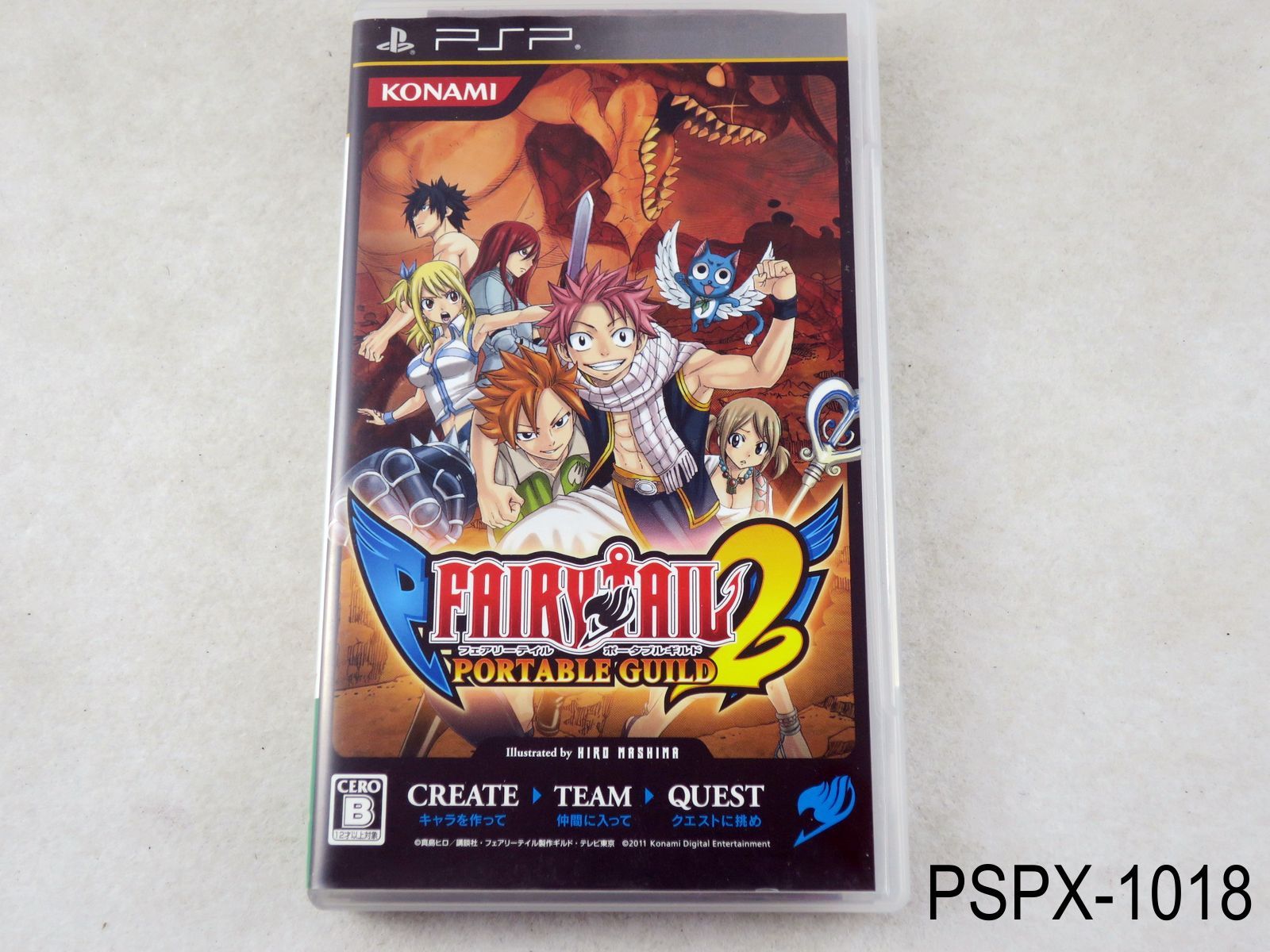 Fairy Tail Portable Guild 2 PSP Japanese Import JP Japan Region Free US Seller B