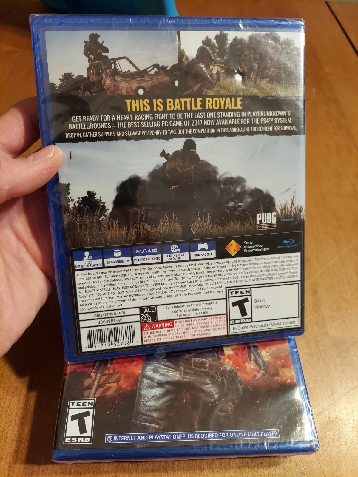 PS4 Playstation 4 Playerunknown’s Battlegrounds PUBG NEW READ PHYSICAL DISC