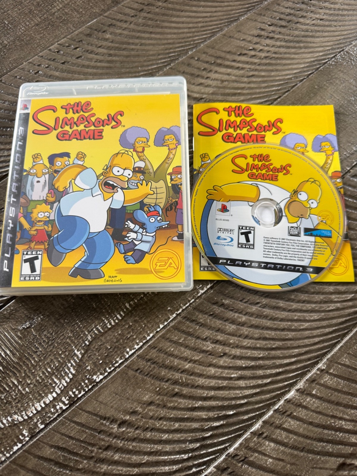 The Simpsons Game (Sony PlayStation 3, 2007) – Tested, CIB, Near Mint Disc
