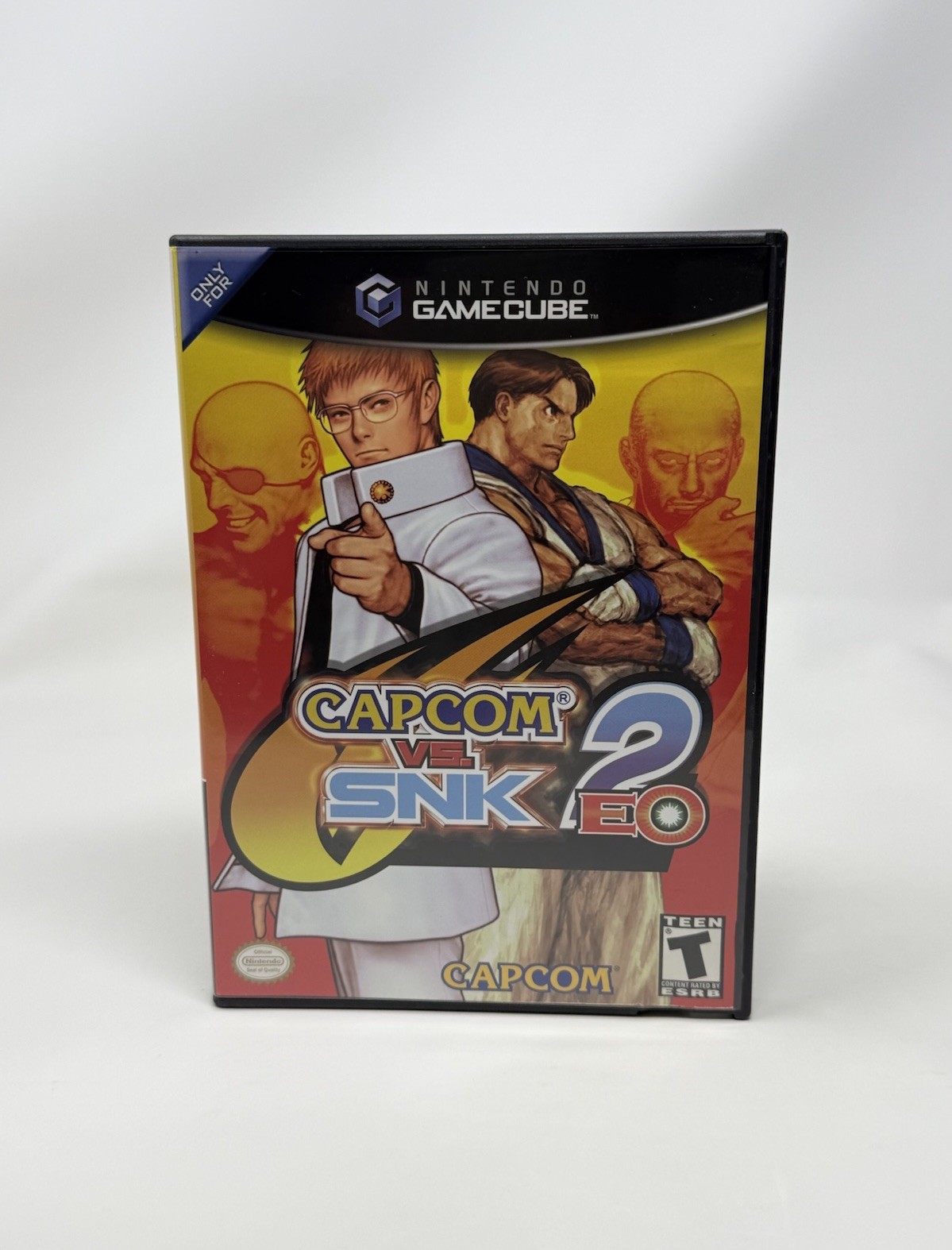 Capcom Vs SNK 2 EO Nintendo GameCube GC Game + Case Pristine Disc Tested Works