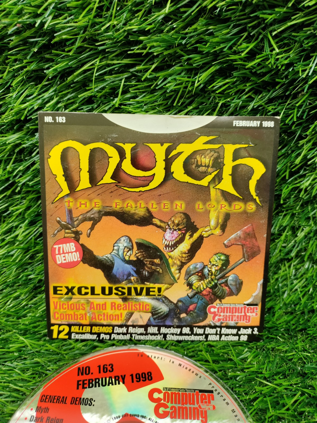 Myth: The Fallen Lords Demo Disc Computer Gaming World February 1998 #163 MORE