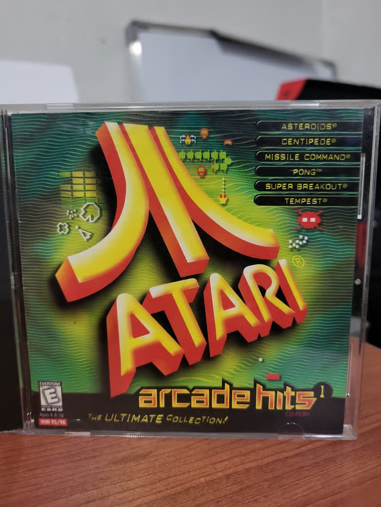 Atari Arcade Hits 1 PC CD ROM 1999 Hasbro