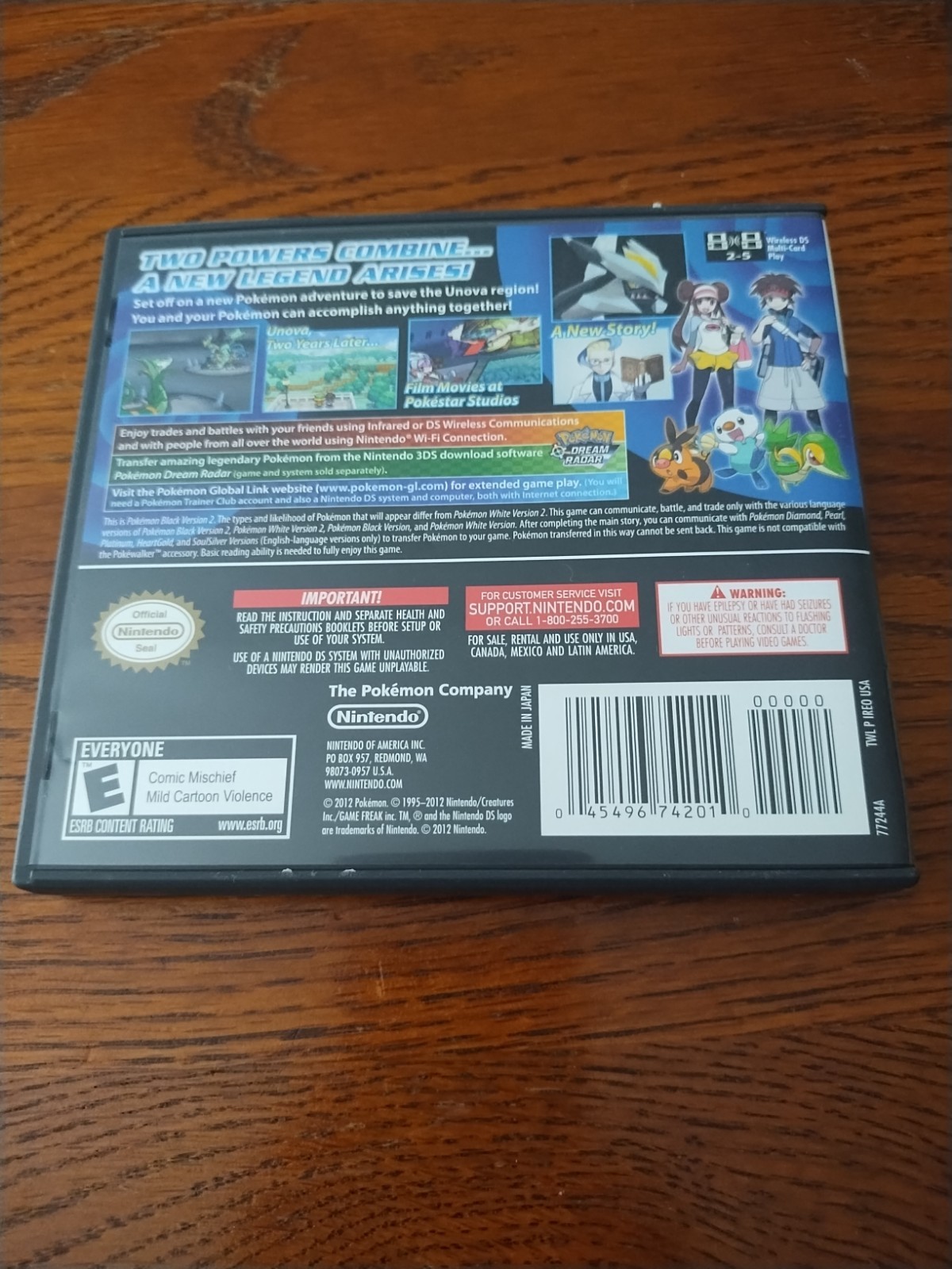 Pokémon Black Version 2 (Nintendo DS, 2012) (CIB) (AUTHENTIC) (WORKS!!)