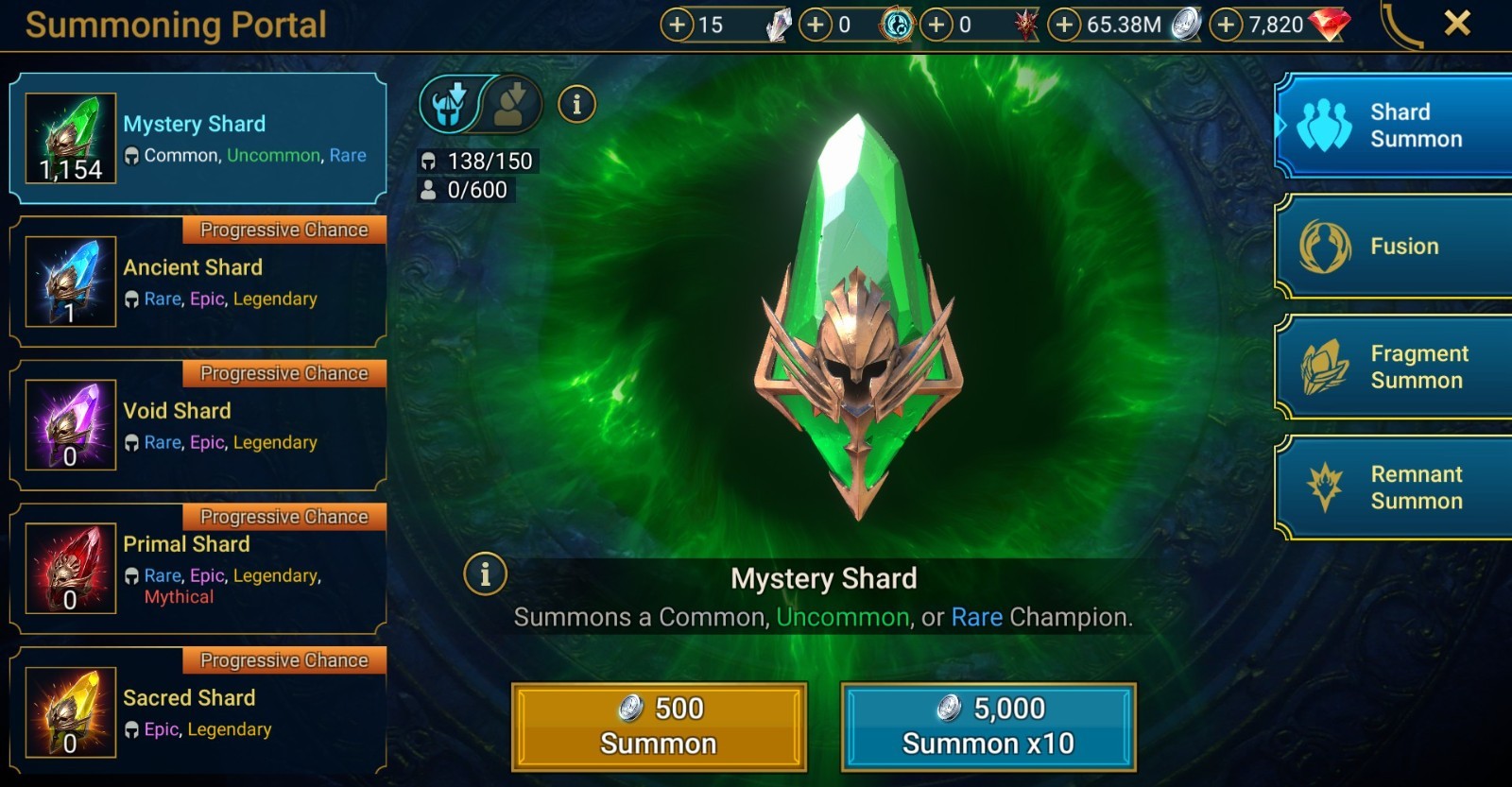 Raid Shadow Legends | Starter acc with Acrizia : 94k energy / 26 Legendary hero
