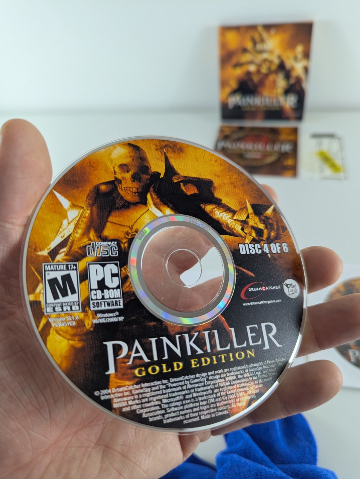 Painkiller Gold Edition – (PC CD ROM, 2005) – All 6 Discs –