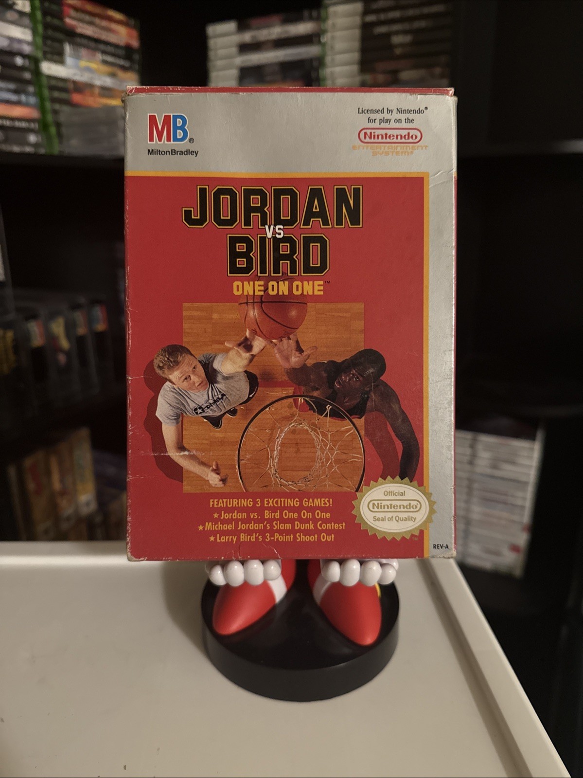 Jordan vs. Bird: One-on-One (Nintendo Entertainment System, 1989) No Manual