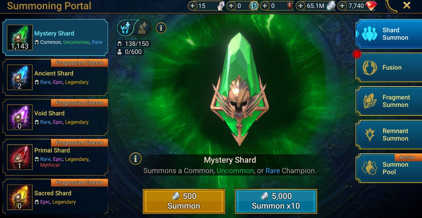 Raid Shadow Legends | Starter Mythical – Lady Mikage : 94k energy / 25 Legendary