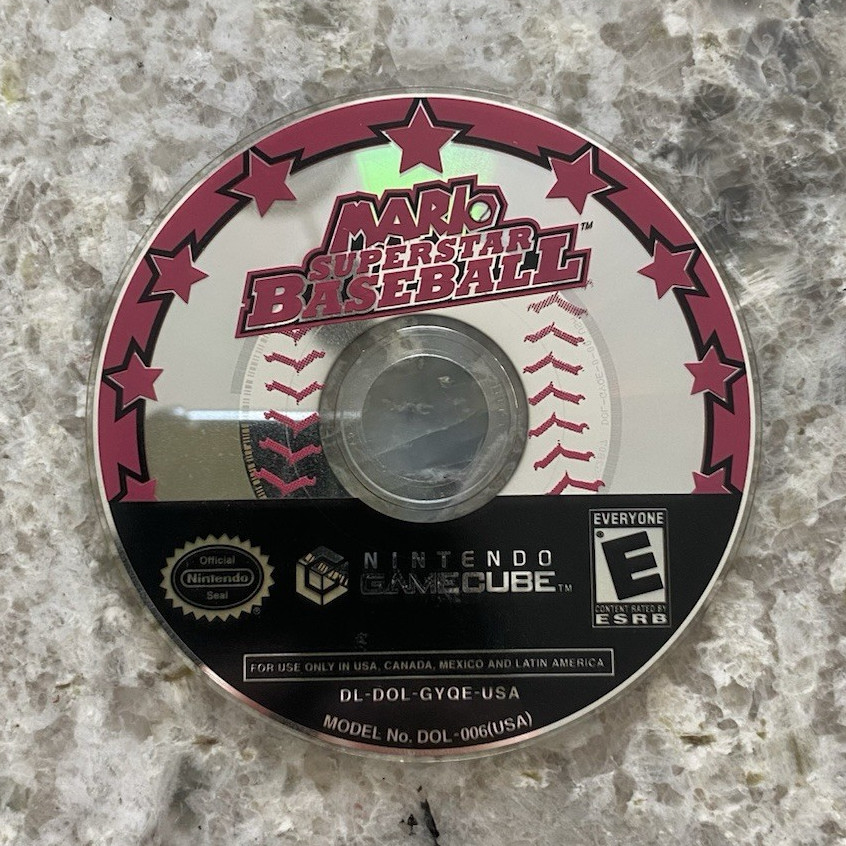 Mario Superstar Baseball (Nintendo GameCube) DISC ONLY, TESTED