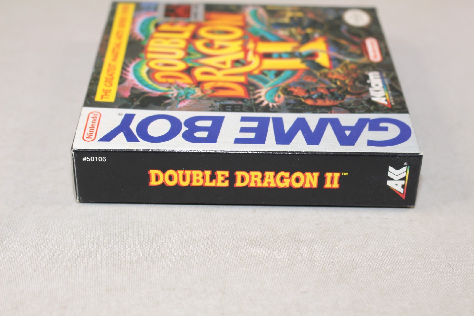 Double Dragon II Nintendo Game Boy Complete CIB! NEAR MINT w/ RARE REG & POSTER!