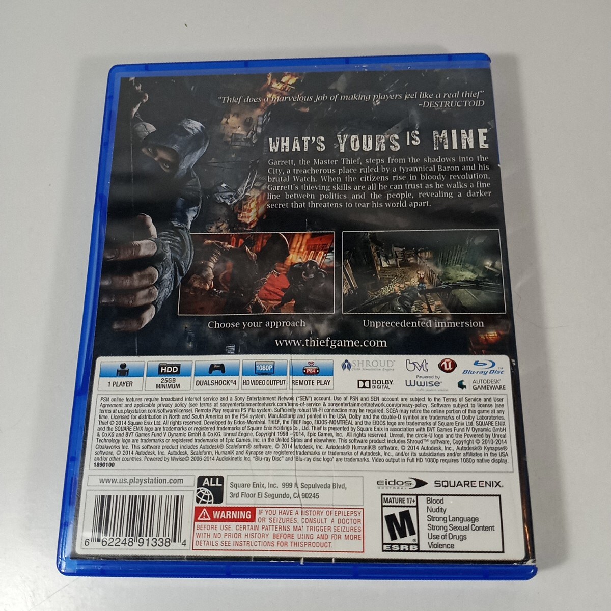 Thief (Sony PlayStation 4, 2014)