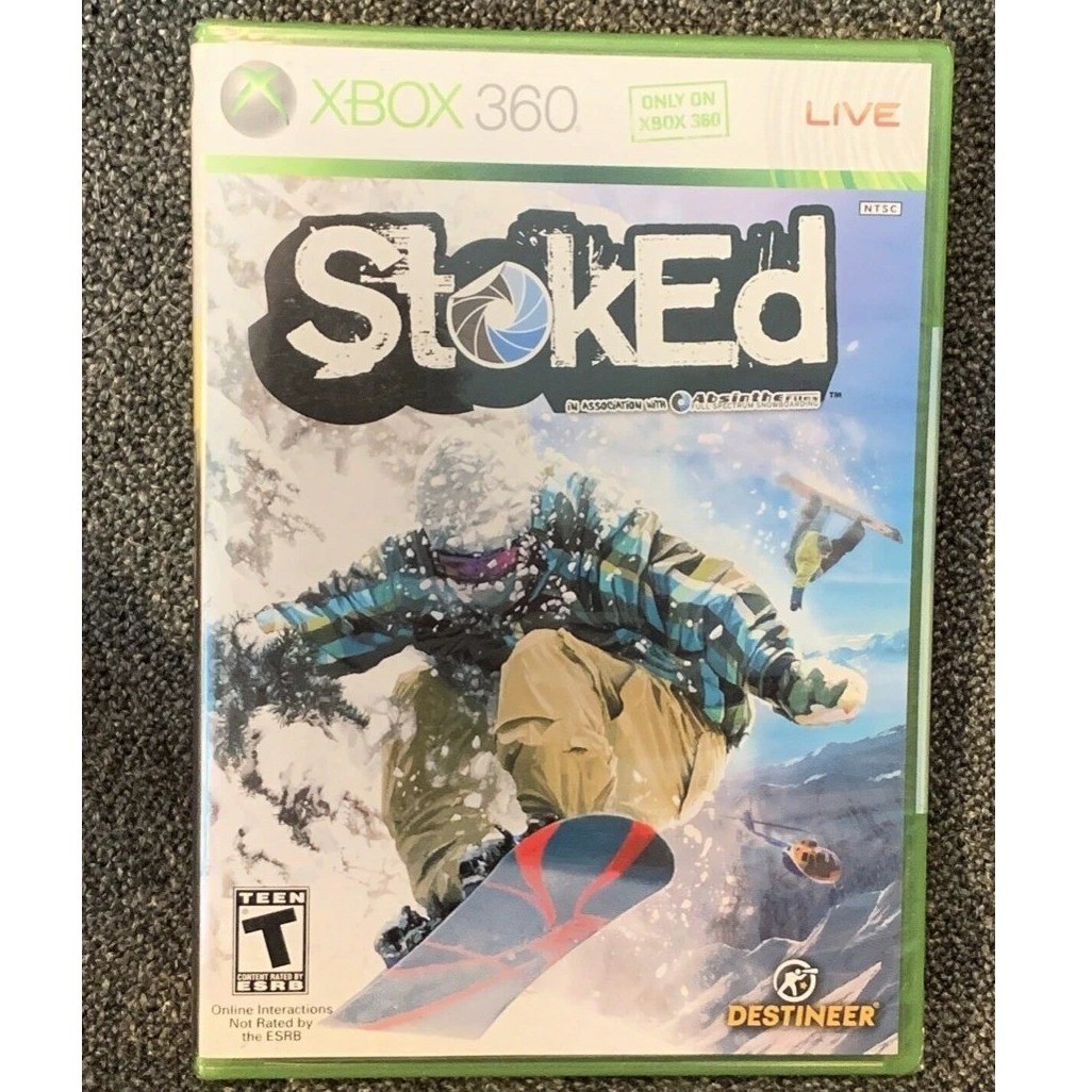 Stoked Xbox 360 Snowboarding Game New Factory Sealed Destineer NTSC