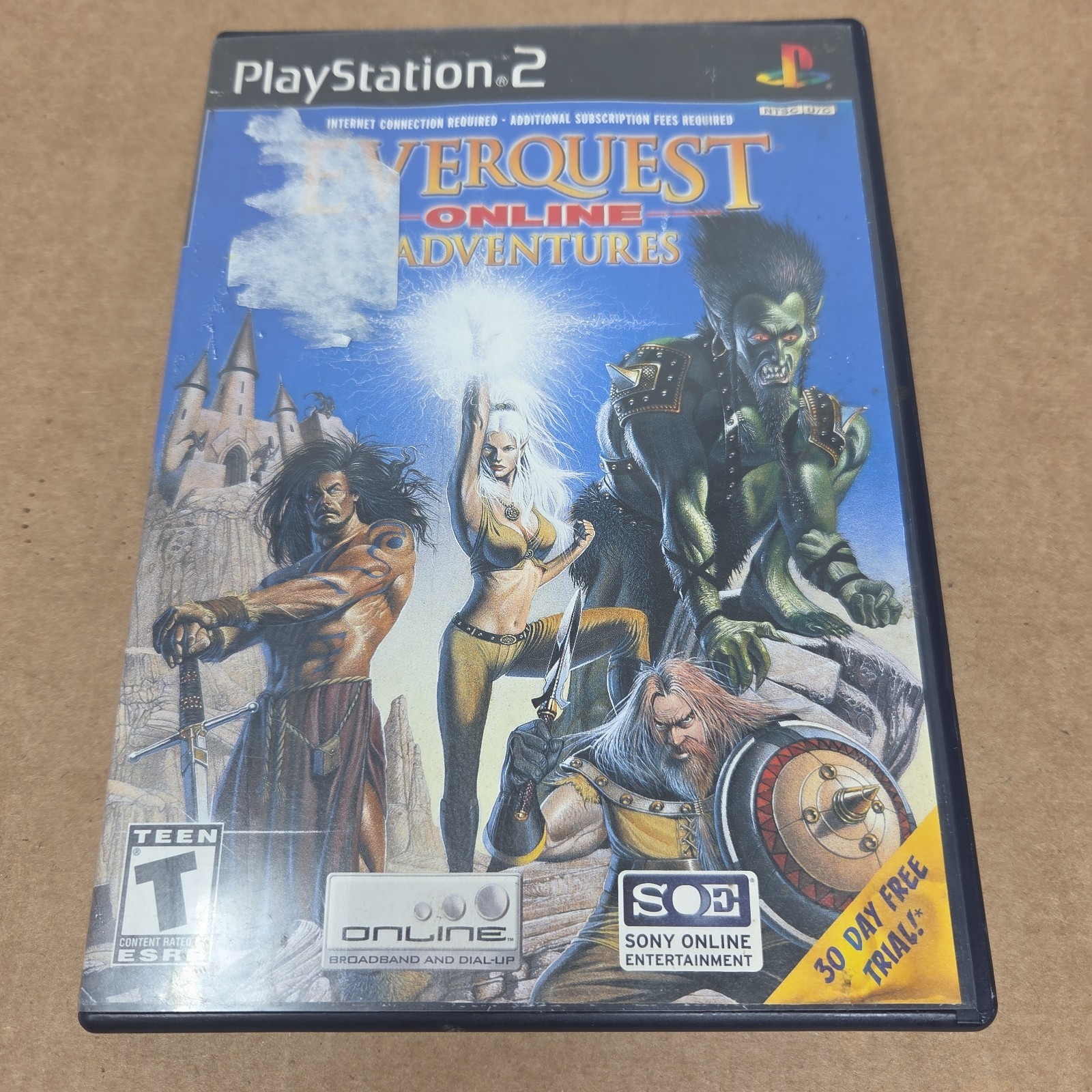 Everquest Online Adventures PS2 PlayStation 2 – Complete CIB