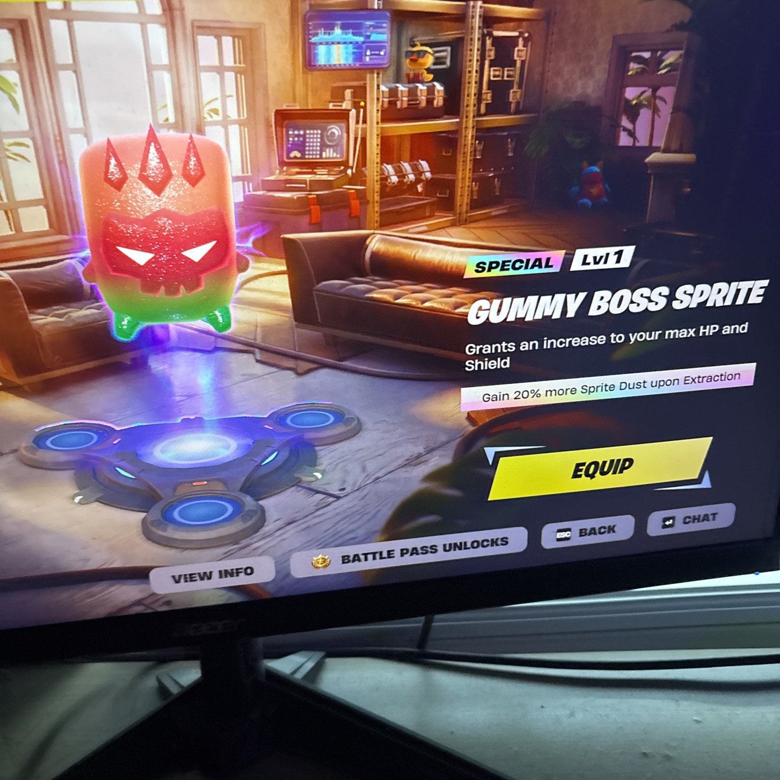 Fortnite Gummy Boss Sprite