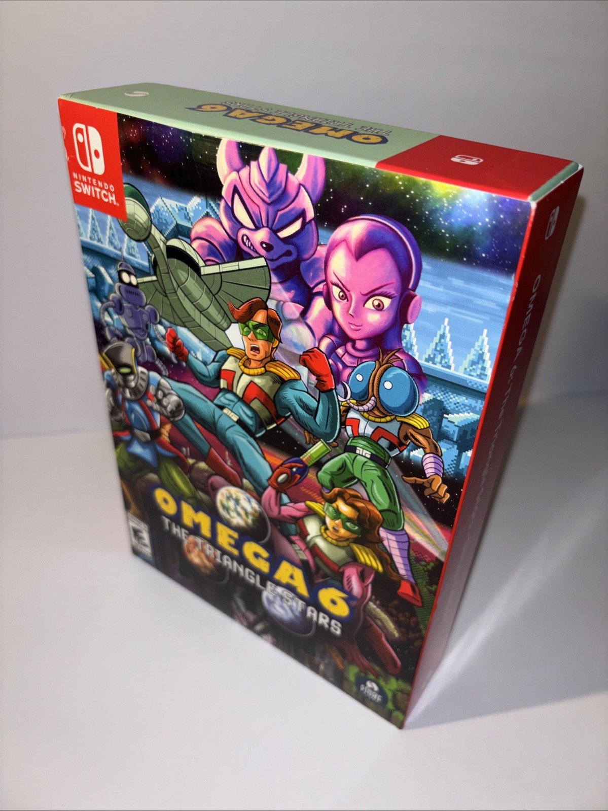 OMEGA 6 THE TRIANGLE STARS DELUXE COLLECTOR’S EDITION LIMITED RUN GAMES ESRB!