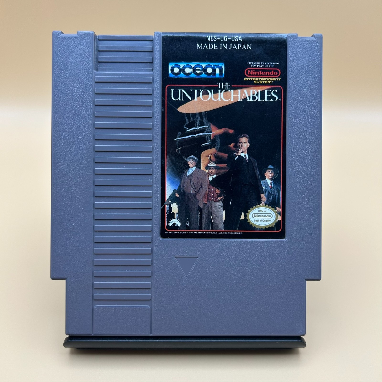 Nintendo NES Game THE UNTOUCHABLES Authentic Vintage Tested