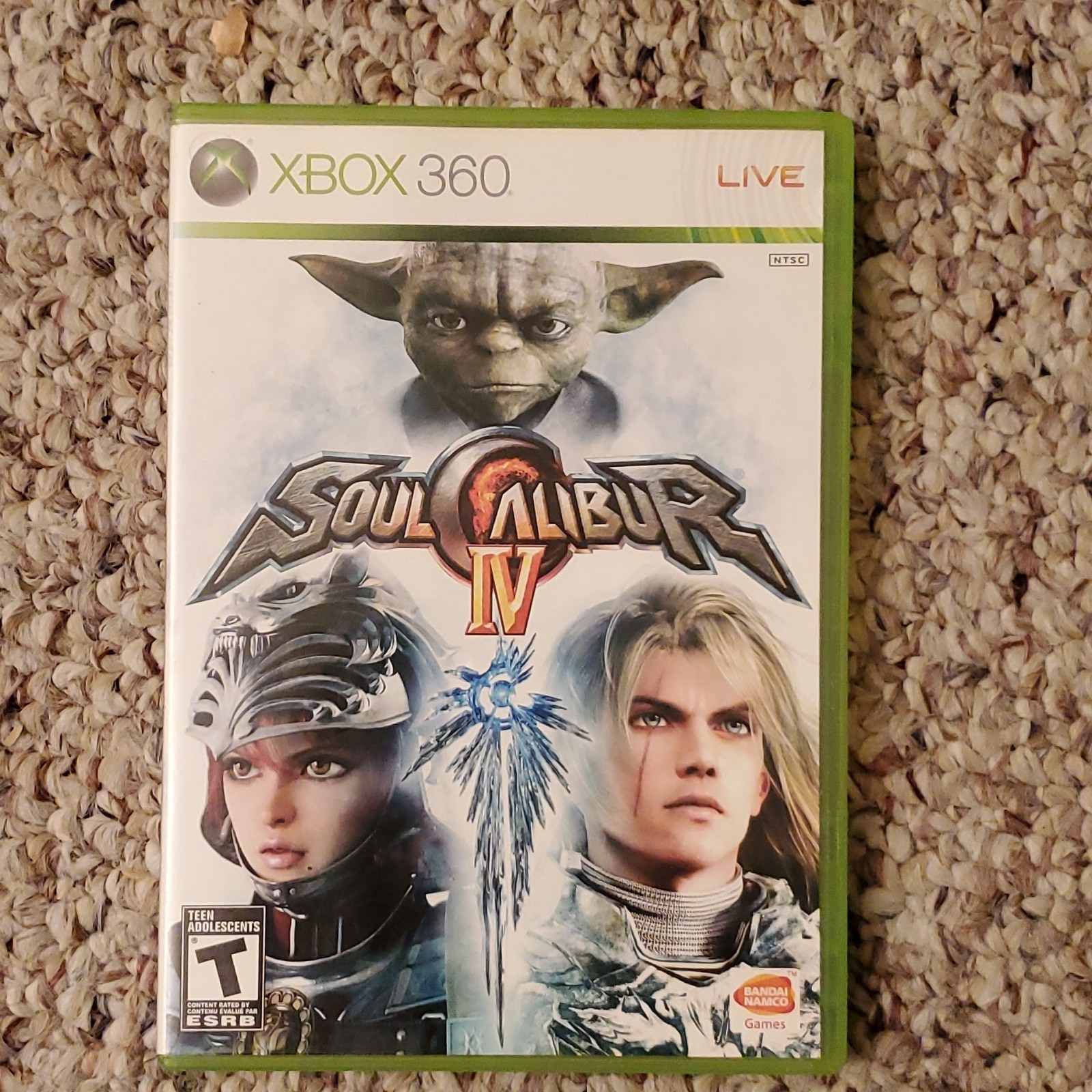 Soul Calibur IV (Xbox 360, Bandai Namco Games, Manual, Fighting, 2008)