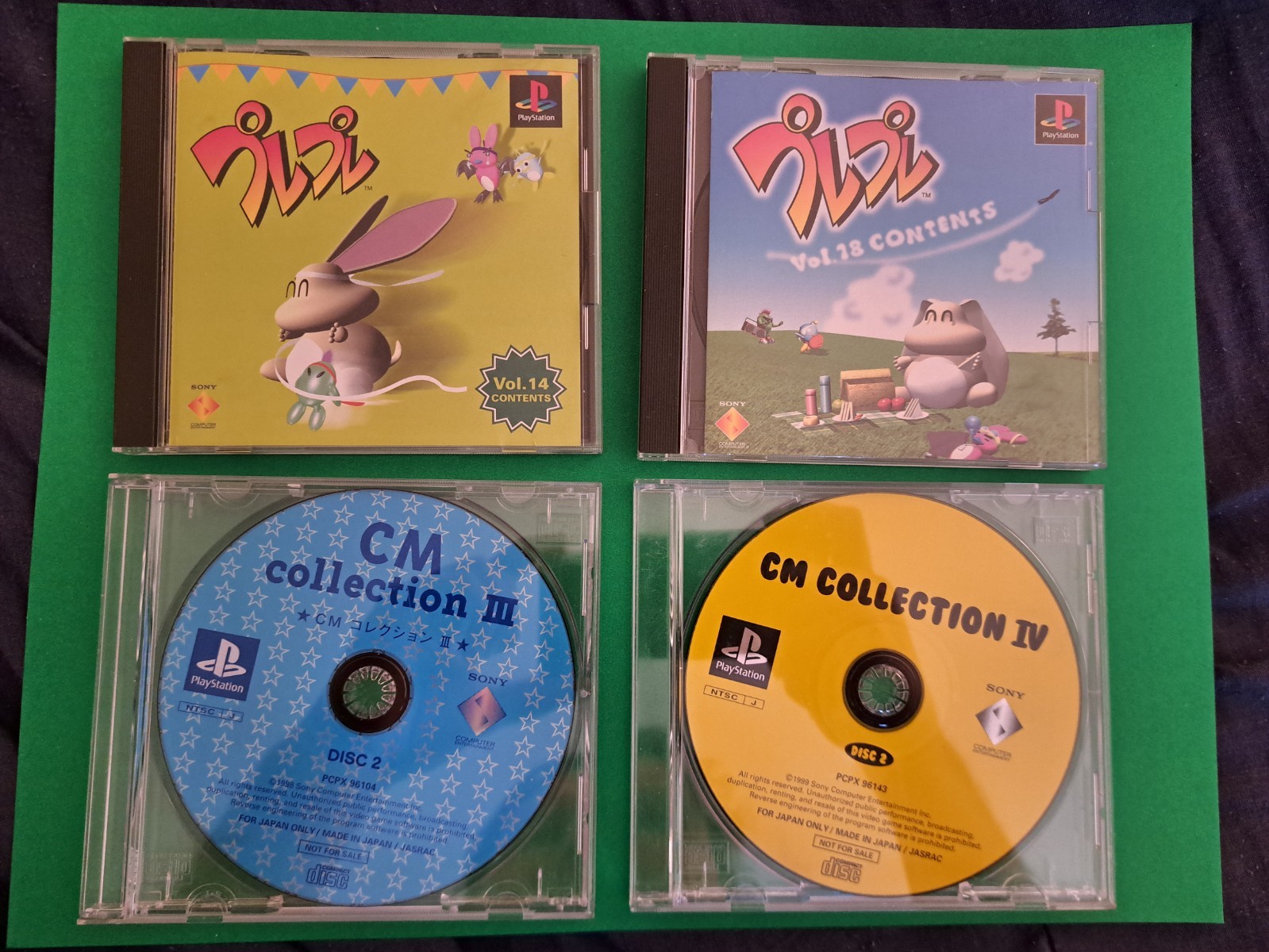 PlayStation (PS1) Play-Pre Demo Disc Lot – Japan Promo Not For Resale, tested!