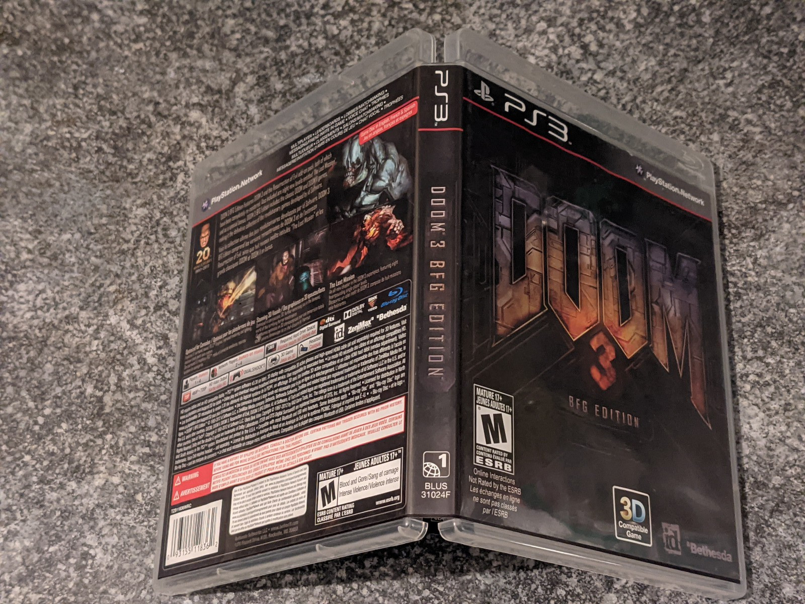 Doom 3 : BFG Edition – CIB Complete (Like NEW!!) Survival Horror MINT 💿