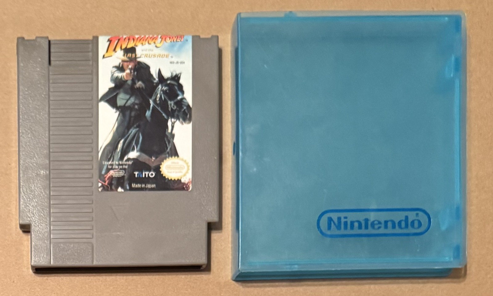 Taito Indiana Jones and The Last Crusade NES Tested And Working