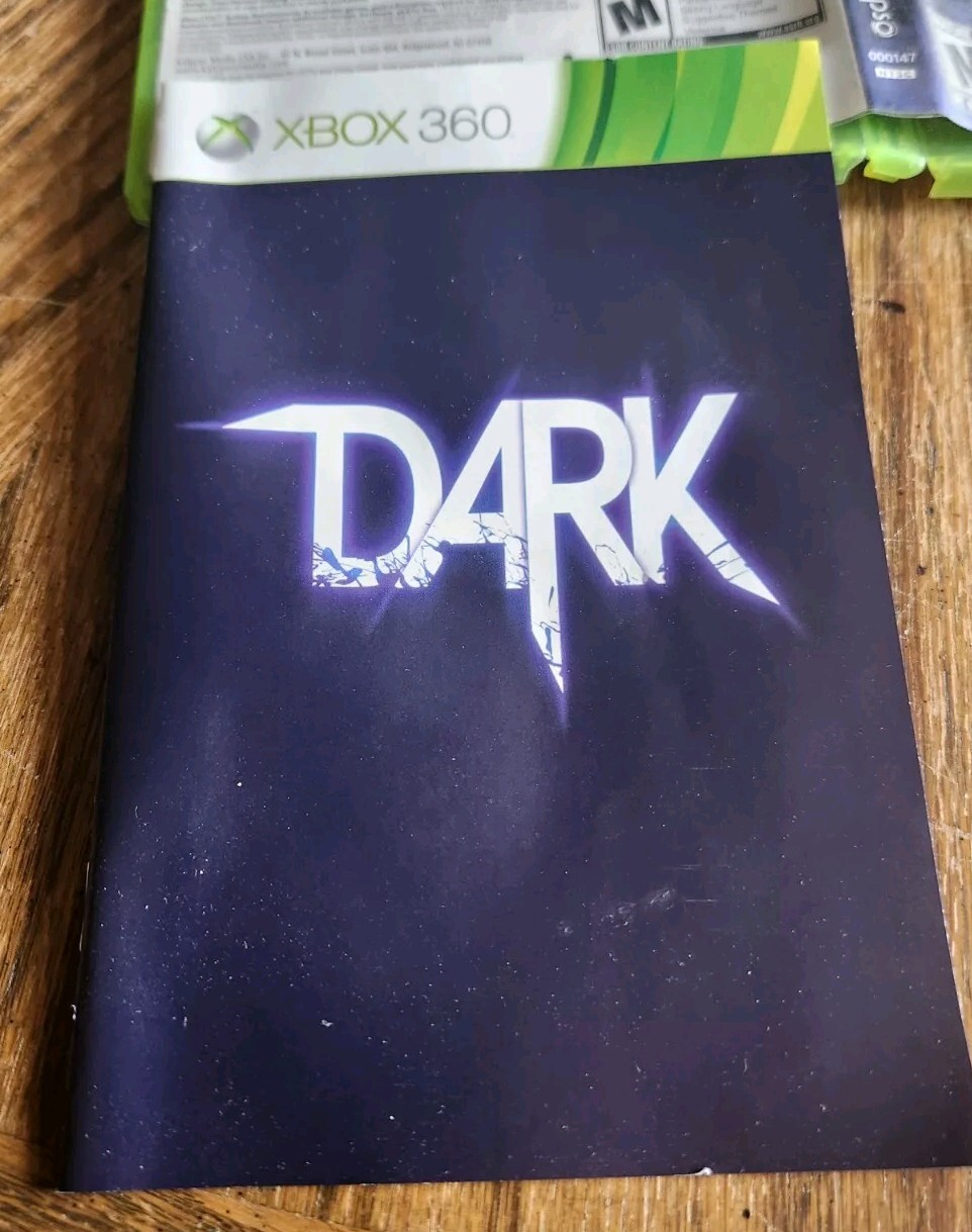 Dark (Microsoft Xbox 360, 2013) Kalypso Altus CIB Complete DISC IS EXCELLENT
