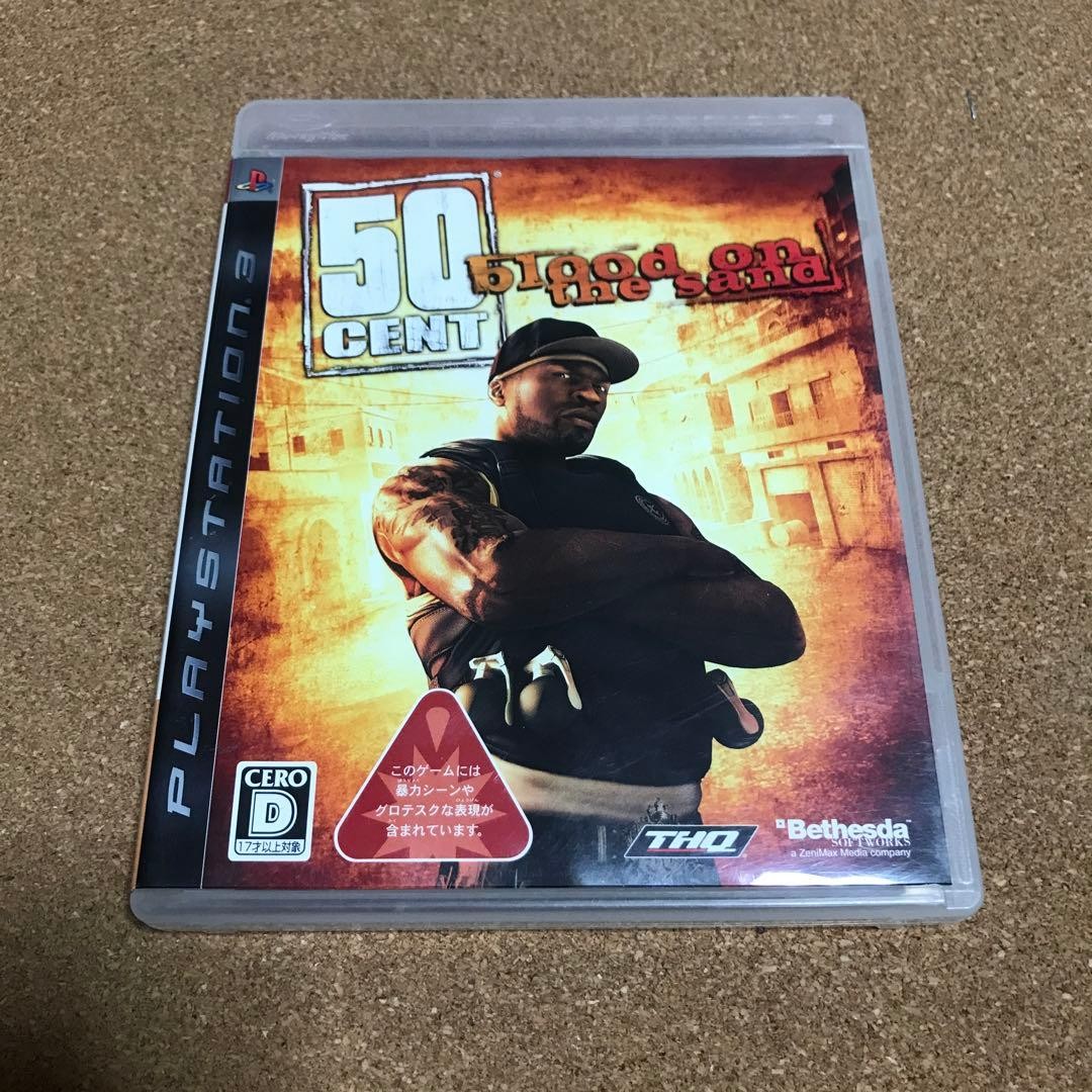 50 Cent: Blood on the Sand PS3 PlayStation 3 Japan Version Ages13+ Coll JDM Rare