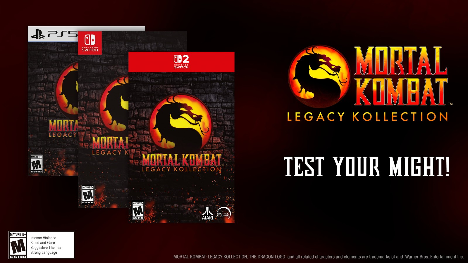 Atari Mortal Kombat Legacy Kollection Day 1 Edition Physical Video Game