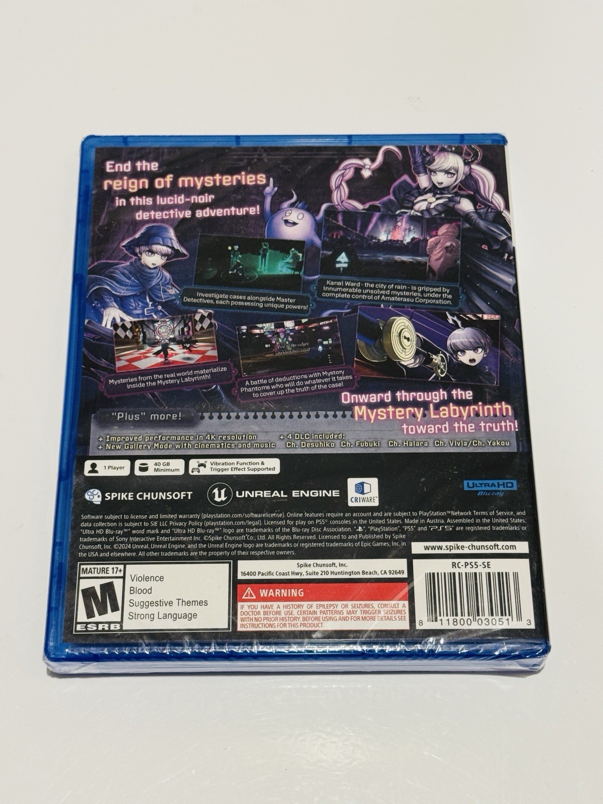 Master Detective Archives: RAIN CODE Plus Standard Edition – PlayStation 5