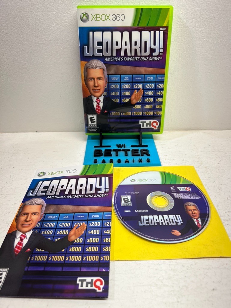 Jeopardy – Xbox 360 COME WITH MANUAL