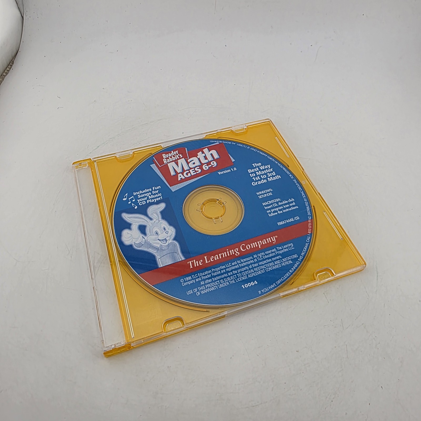 PC CD-Rom Reader Rabbit’s Math Ages 6-9 (Professional Resurfaced)