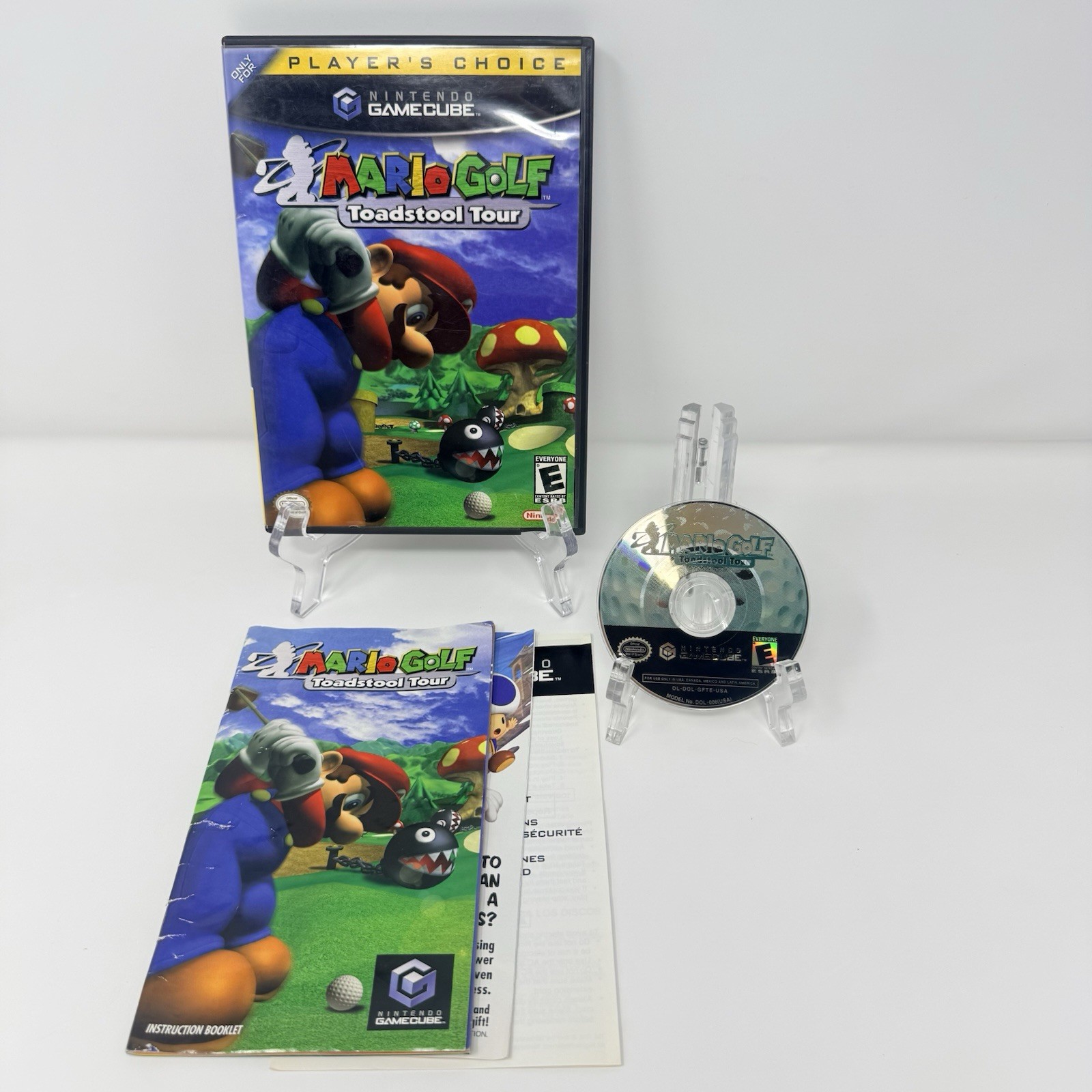 Mario Golf Toadstool Tour GameCube Complete CIB Tested