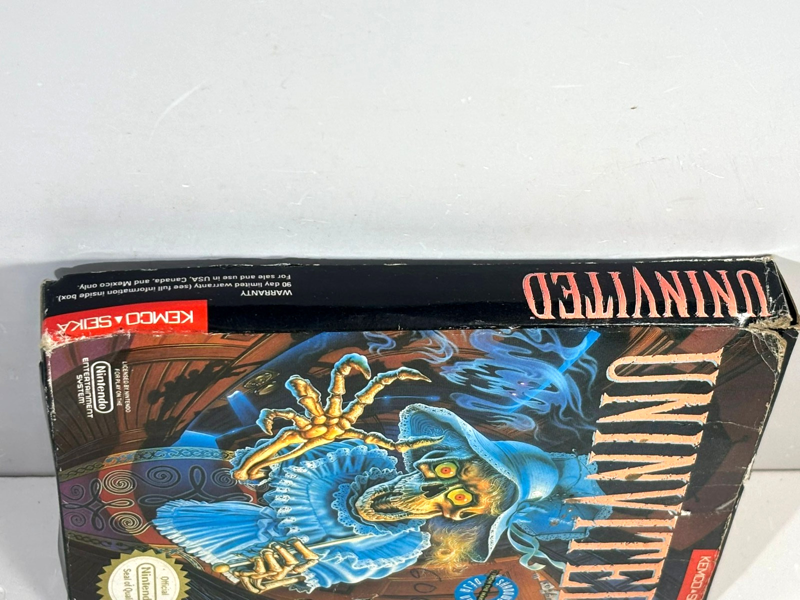Uninvited (Nintendo Entertainment System, 1991) NES with Box and Inserts