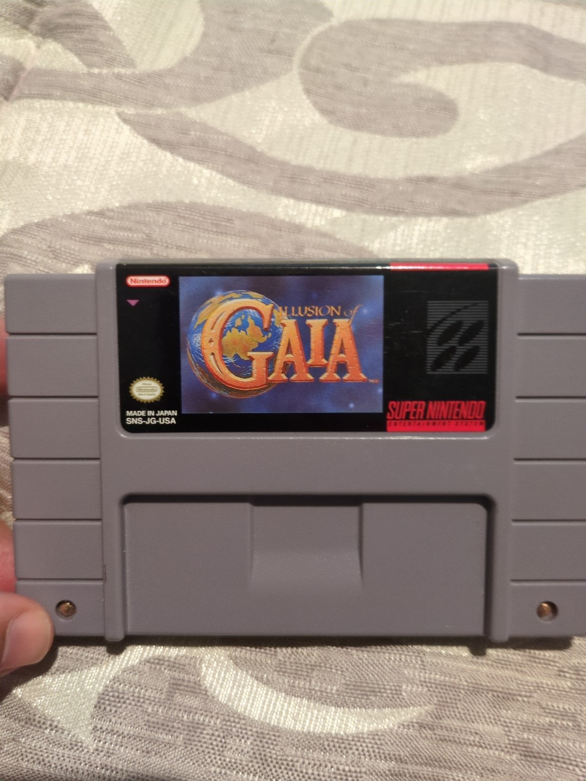 Illusion of Gaia Super Nintendo SNES Authentic Cartridge