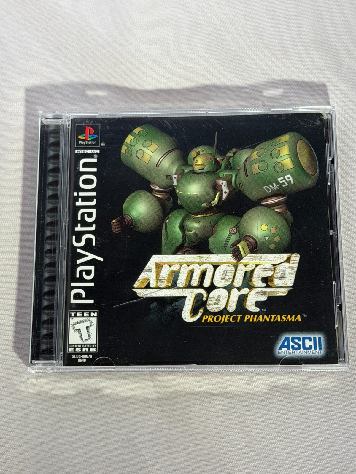 PlayStation 1 Armored Core Project Phantasma Box + Manual Only