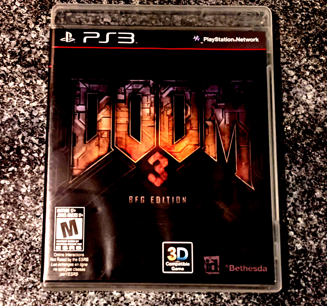 Doom 3 : BFG Edition – CIB Complete (Like NEW!!) Survival Horror MINT 💿