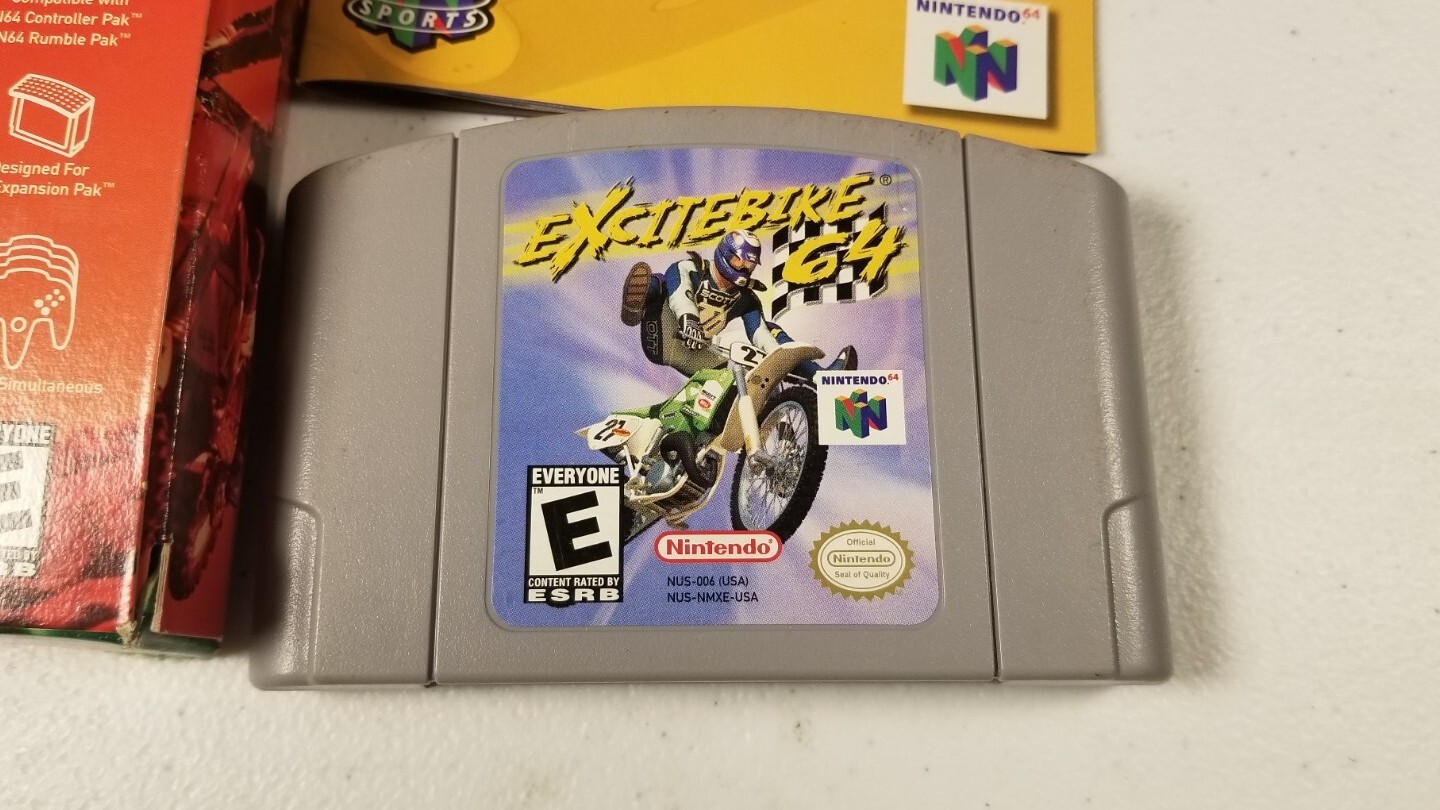 Excitebike 64 for Nintendo 64 N64 Complete In Box CIB Great Shape