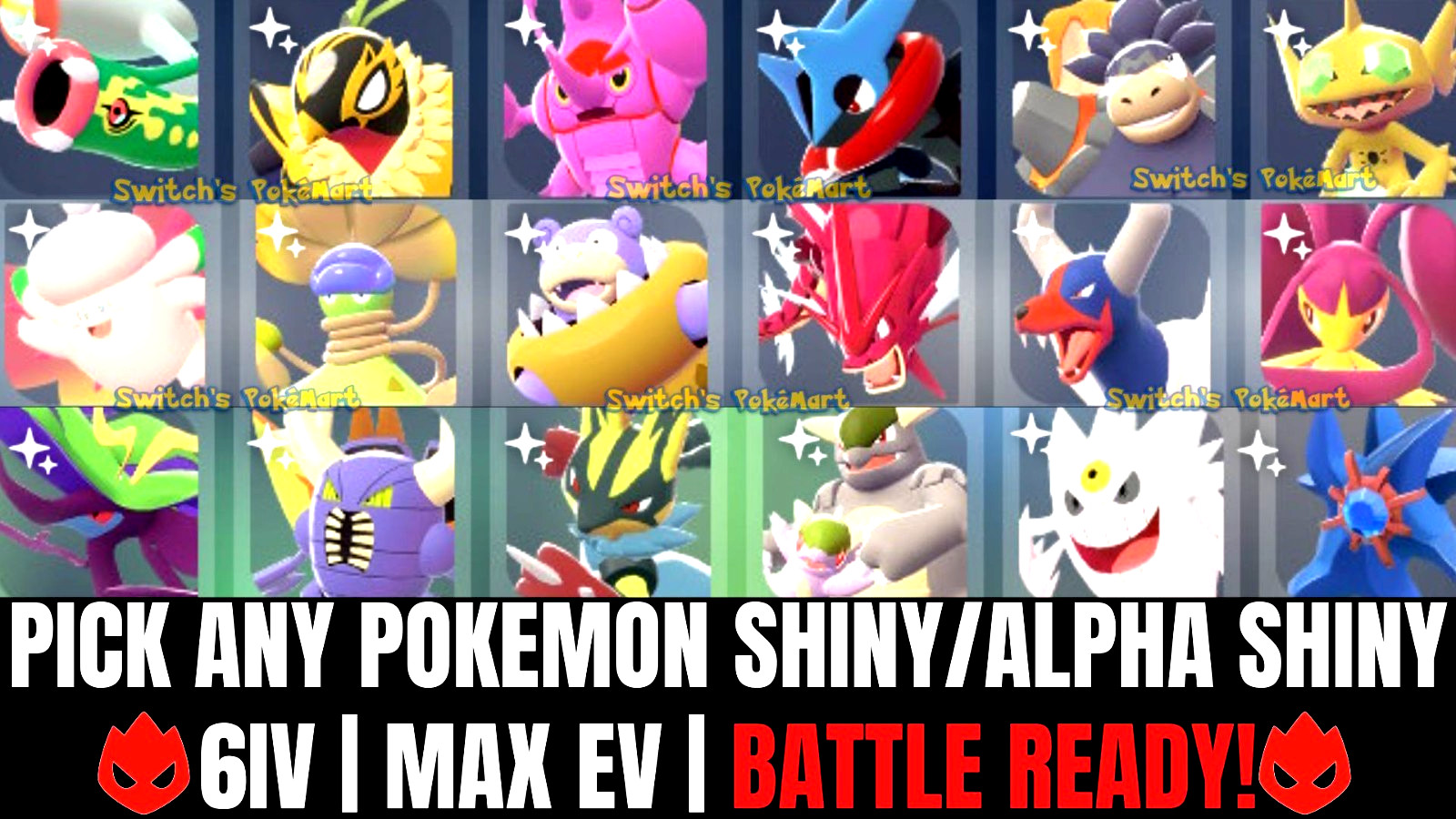 Pokémon Legends ZA Shiny & Alpha Shiny 6 IVs Max EVs DIGITAL – BUY 3 GET 3 FREE