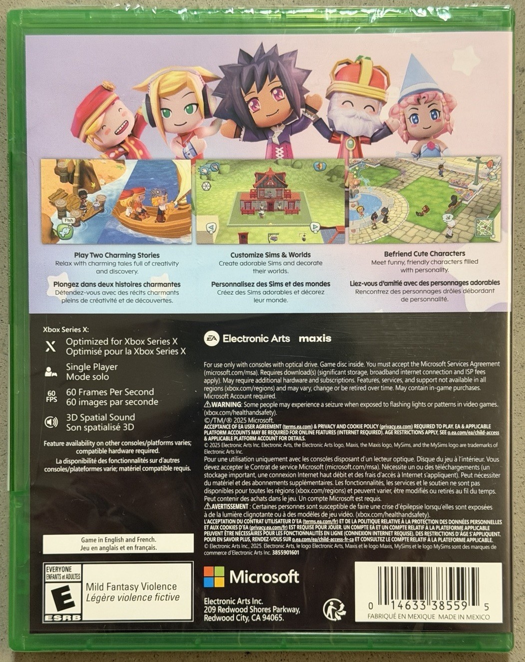 MySims Cozy Bundle – Microsoft Xbox Series X, 2025 – New & Sealed