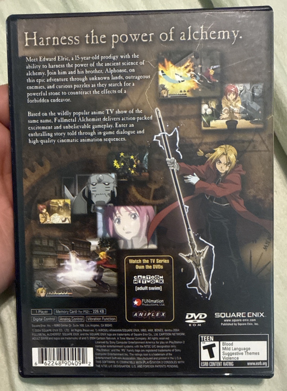 FullMetal Alchemist & the Broken Angel (Sony PlayStation 2 2005) CIB Plz Read