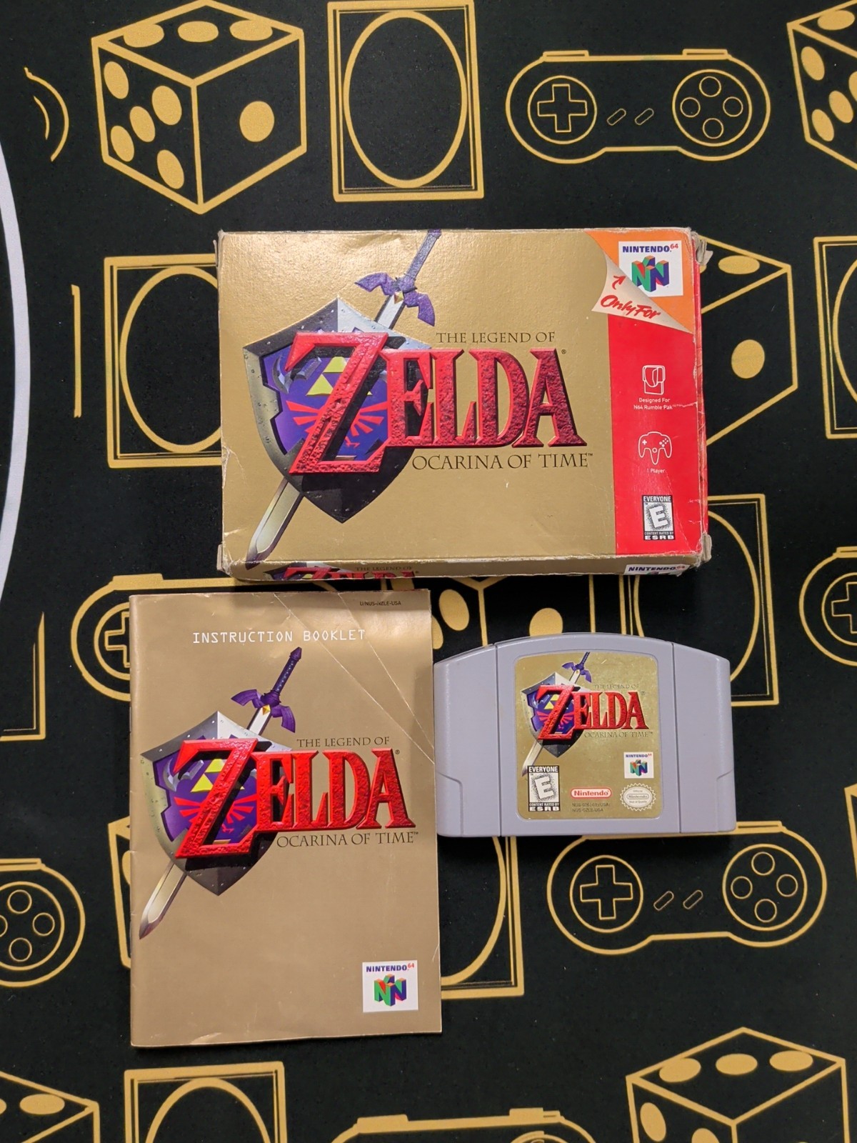 Legend of Zelda: Ocarina of Time (Nintendo 64,1998) Complete In Box (See Photos)