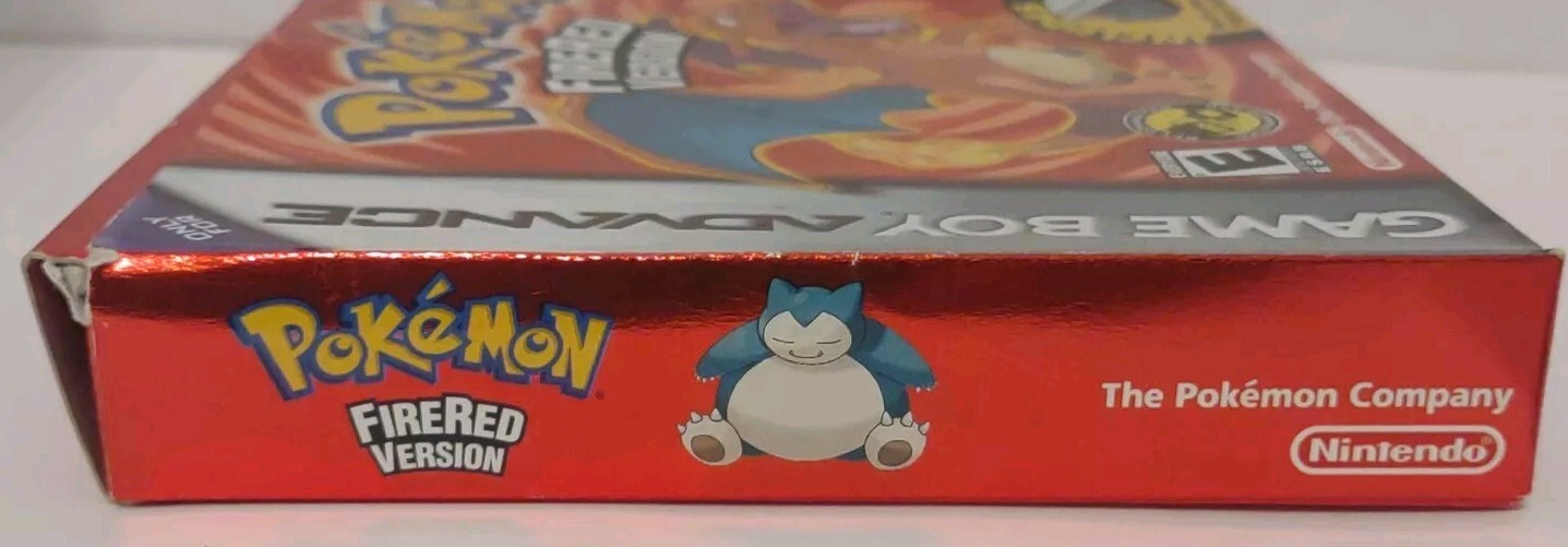 Pokemon FireRed Version GameBoy Advance AUTHENTIC Adapter No Manual 2004 Tested