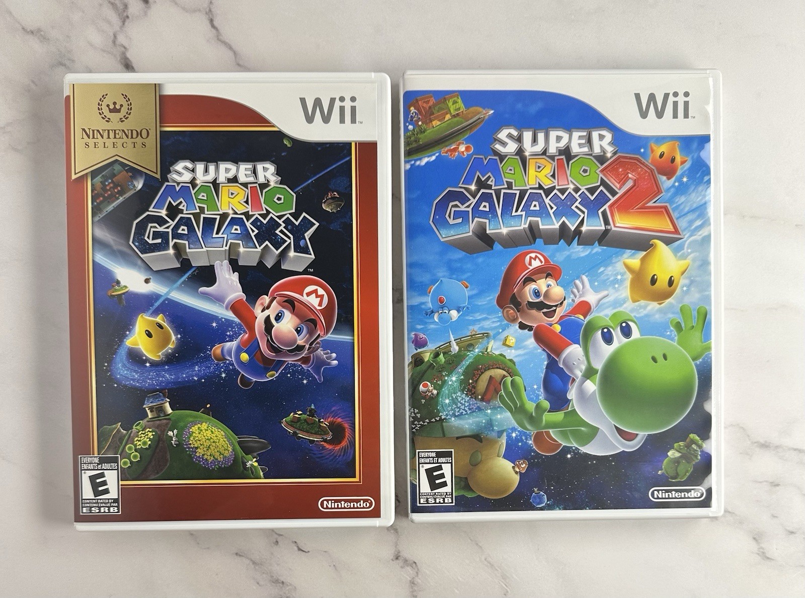 Super Mario Galaxy 1 And 2 (Nintendo Wii, 2007-10) – Complete In Box & Tested