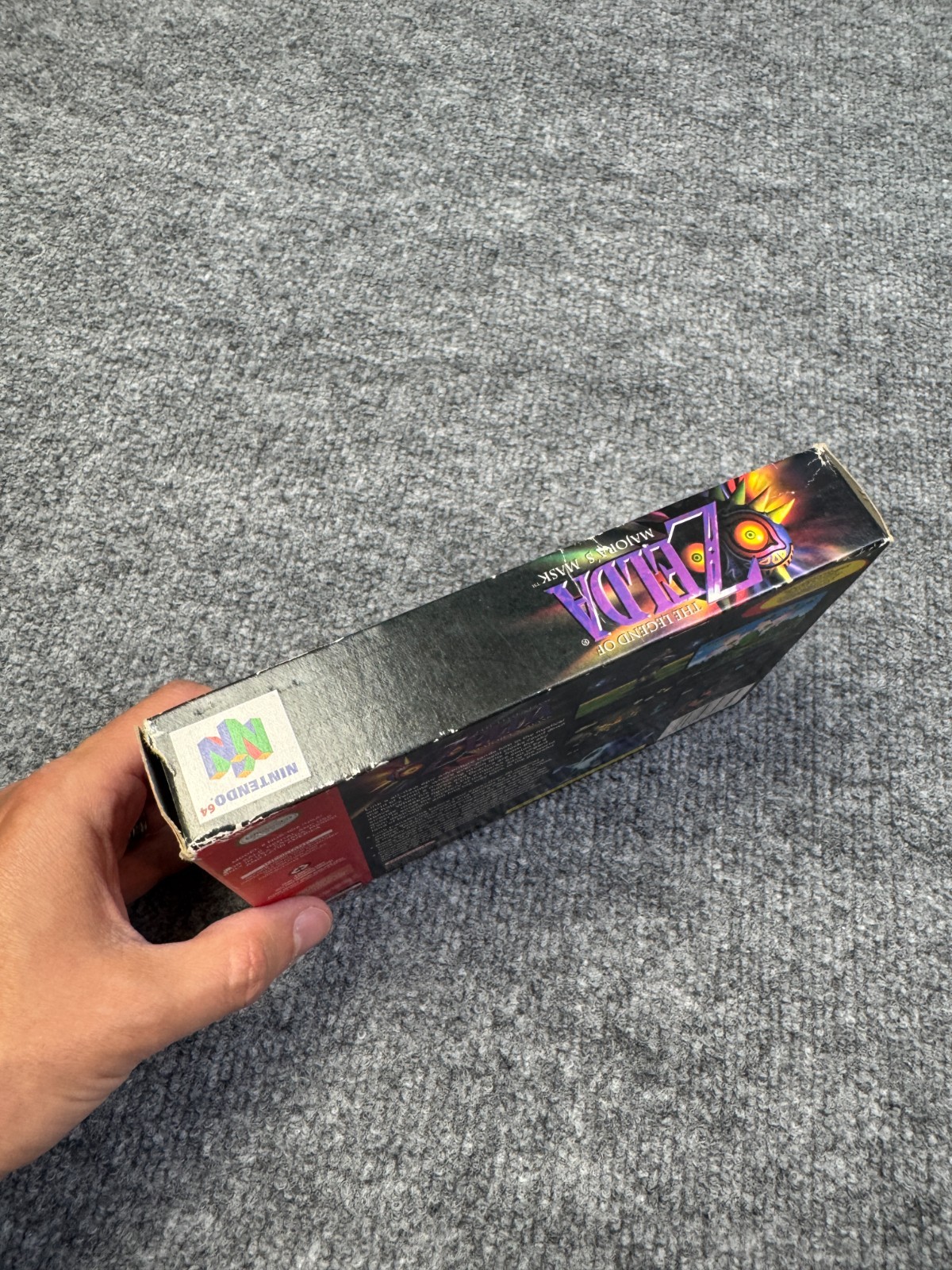 The Legend of Zelda: Majora’s Mask N64 Gold Holographic Collector’s Edition CIB
