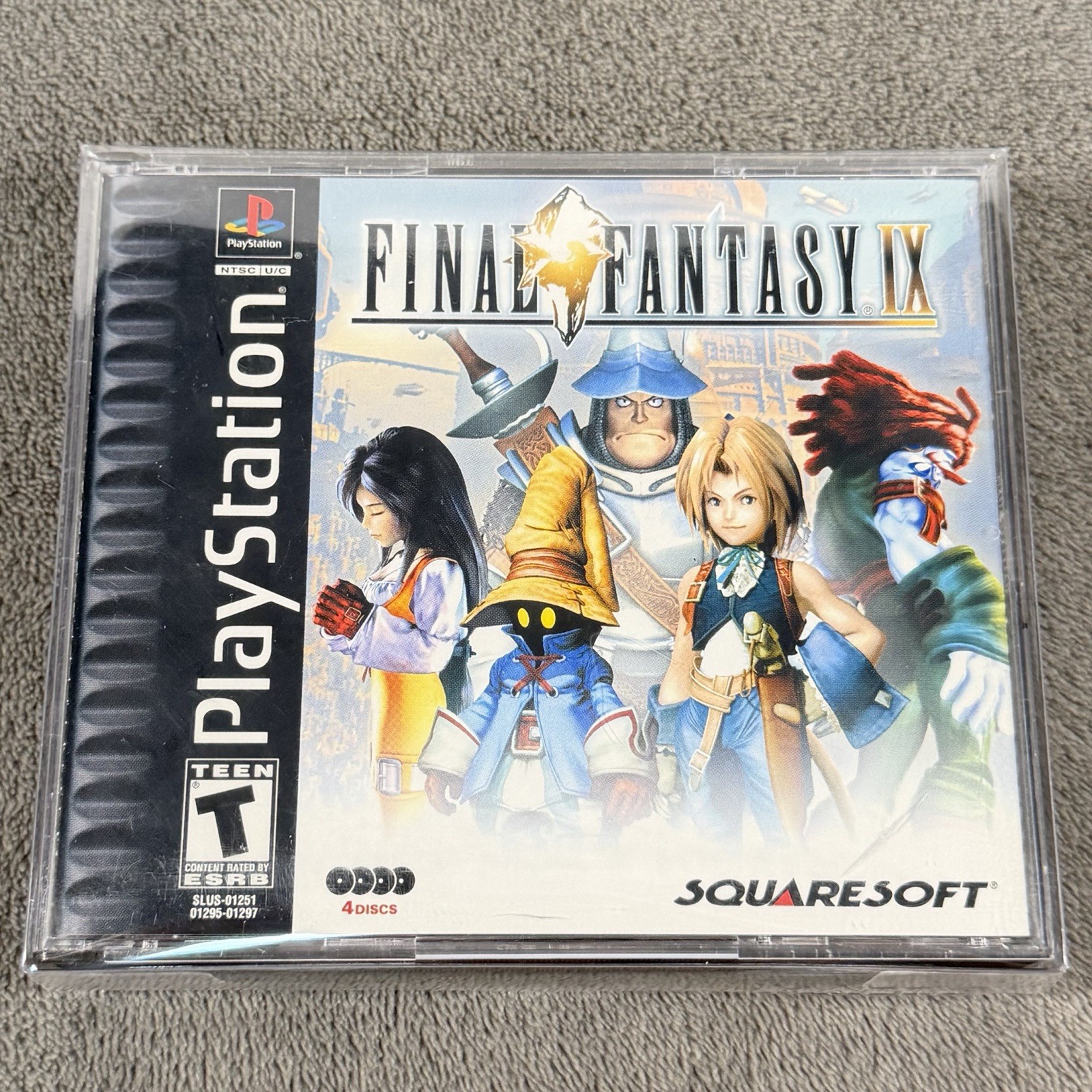 Final Fantasy IX Sony PlayStation 1 PSOne Black Label, CIB Pls Read Description